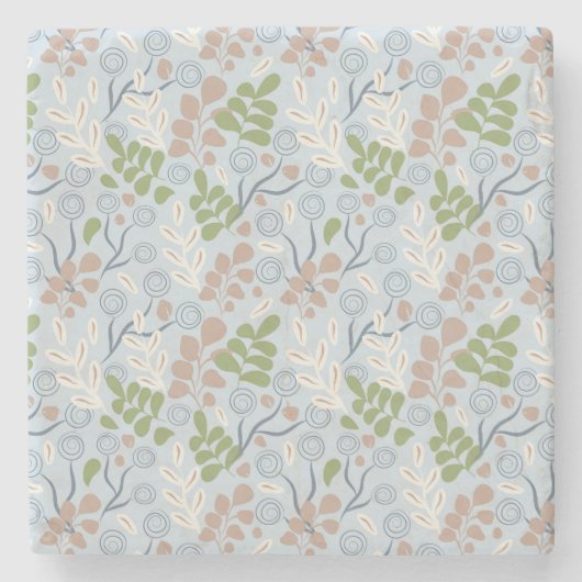 植物形オーガニック状 ストーンコースター (正面)