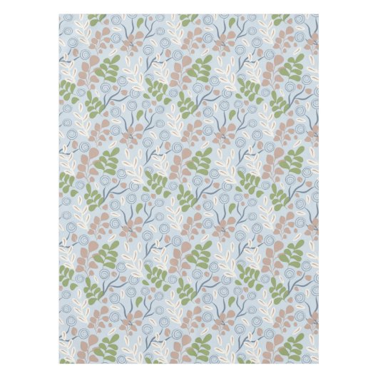 植物形オーガニック状 テーブルクロス (正面)