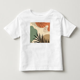 植物形オーガニック状 トドラーTシャツ