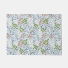 植物形オーガニック状 ドアマット