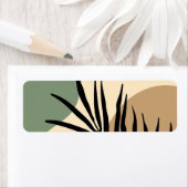 植物形オーガニック状 ラベル (インサイチュ)