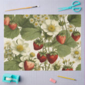 植物性いちご花 薄葉紙 (クラフト)