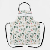 植物性お洒落クリスマス エプロン (正面)