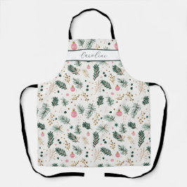 植物性お洒落クリスマス エプロン