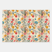 植物性お洒落開花3 ラッピングペーパーシート (正面3)