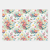 植物性お洒落開花3 ラッピングペーパーシート (正面)