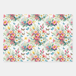 植物性お洒落開花3 ラッピングペーパーシート