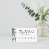 植物性かわいらしフローラと多肉性 ロイヤリティカード (スタンド正面)