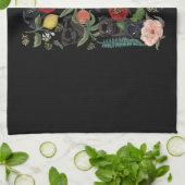 植物性とブラックパグt – バイハエバケット キッチンタオル (折り畳み)