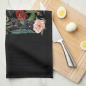 植物性とブラックパグt – バイハエバケット キッチンタオル (四つ折り)