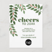 植物性のとロ葉ゴを使用したBusiness Greeting - シーズンポストカード (正面)