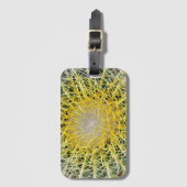 植物性の不快なアリドサボテン ラゲッジタグ (正面縦)