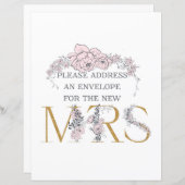 植物性の住所と封筒の記号 (正面/裏面)