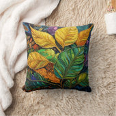 植物性の優雅さ クッション (ブランケット)