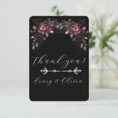 植物性の濃い陰気なゴシック様式サンキューカード サンキューカード (スタンド正面)