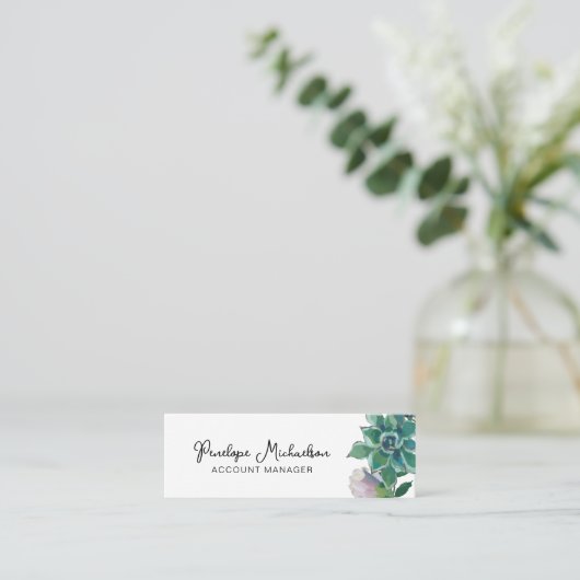 植物性の筋書きかわいらしの多汁 スキニー名刺 (スタンド正面)