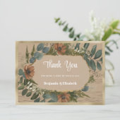 植物性の素朴な森のフローラありがとう 招待状 (スタンド正面)