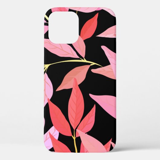 植物性の継ぎ目のないパ葉ターン。明るい和 Case-Mate iPhoneケース (裏面)