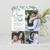 植物性の緑の金ゴールド7 Photo Save The Date セーブザデート (スタンド正面)