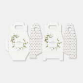 植物性の葉の葉の水の色ブライダルシャワー フェイバーボックス (折り畳みなし)