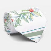 植物性の赤と緑のクリスマスネックタイ ネクタイ (ロール)