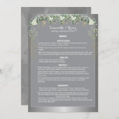 植物性の長夢:植物性ファンタジー メニュー (正面/裏面)