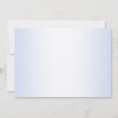 植物性の青い花が日付を保存 セーブザデート (裏面)