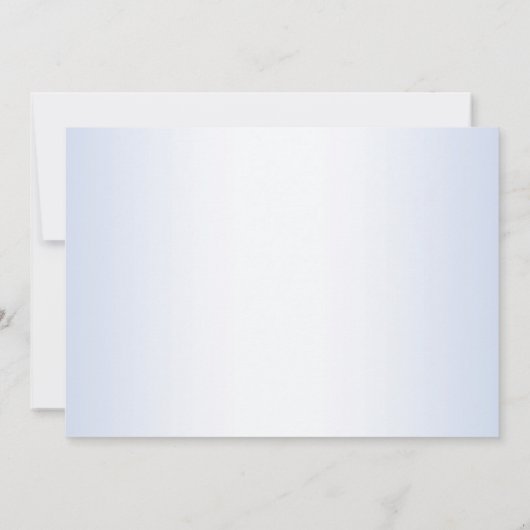 植物性の青い花が日付を保存 セーブザデート (裏面)