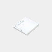 植物性の青い花それを投稿するノート ポストイット (アングル)