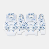 植物性の青い花好きボックス フェイバーボックス (折り畳みなし)