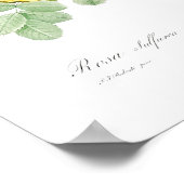 植物性の「黄色いバラ」レッドテポスター ポスター (角)