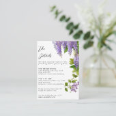 植物性ぶら下がった紫藤結婚の エンクロージャーカード (スタンド正面)