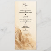 植物性アイボリークリームボヘミアンテクスチャードメニュー メニュー (正面)