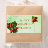 植物性イチゴ食品ラベル ラベル (インサイチュ)