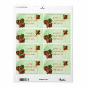 植物性イチゴ食品ラベル ラベル (フルシート)