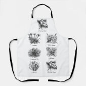 植物性イラストレーションエプロン エプロン (正面)
