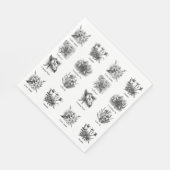 植物性イラストレーション スタンダードランチョンナプキン (角)