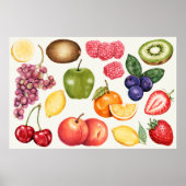 植物性イラストレーション ポスター (正面)