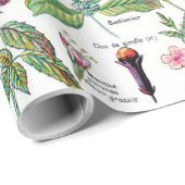 植物性イラスト包装紙 ラッピングペーパー (ロールコーナー)