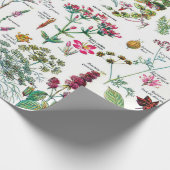 植物性イラスト包装紙 ラッピングペーパー (角)