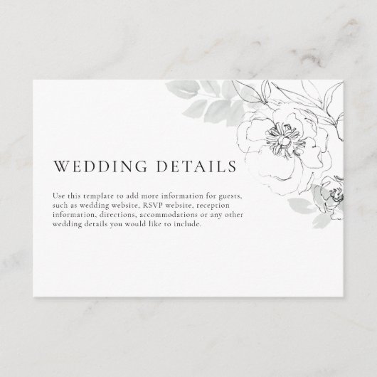 植物性イラスト詳細エンクロージャカード エンクロージャーカード (正面)