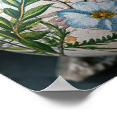 植物性イースターの卵が閉まる ポスター (角)