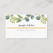 植物性エレガントつる植物カスタム名刺 名刺 (正面)