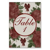 植物性エレガントクリスマス テーブルナンバー (裏面)