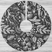 植物性エレガントクリスマス ブラッシュドポリエステルツリースカート