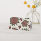 植物性エレガントクリスマス プレイスカード (裏面)