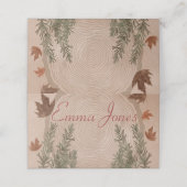 植物性エレガントクリスマス プレイスカード (外部開封)