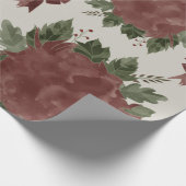 植物性エレガントクリスマス ラッピングペーパー (角)