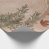 植物性エレガントクリスマス ラッピングペーパー (角)