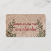 植物性エレガントクリスマス 名刺 (裏面)